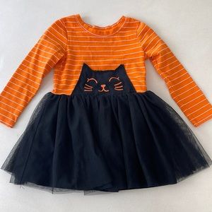 EUC Halloween cat dress, Cat & Jack, 3T